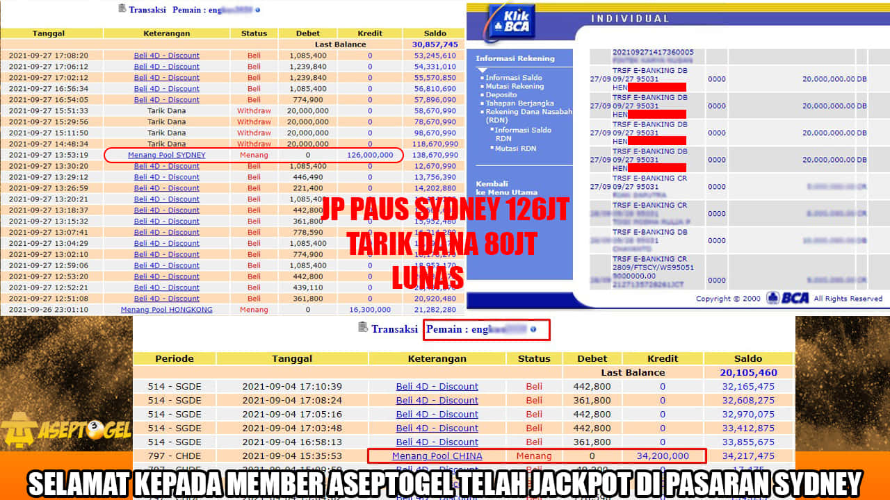 Bo asep togel penipu